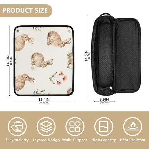 Bolsa de viaje para herramientas de cabello con protector térmico miniatura 4