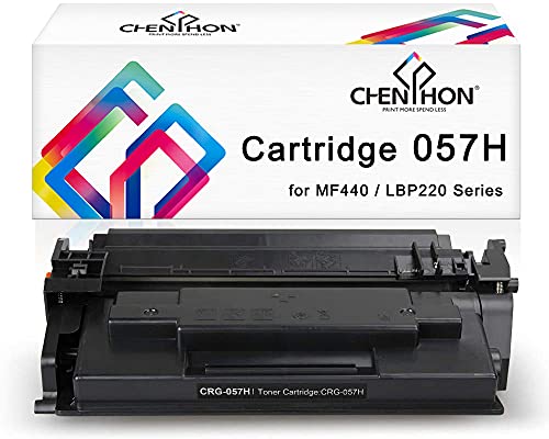 CHENPHON Compatible Toner Cartridge Replacement for Canon 057H 057 High Yield Toner 1-Pack Black with Canon imageCLASS MF445dw MF448dw MF449dw LBP226dw LBP227dw LBP228dw Laser Printer