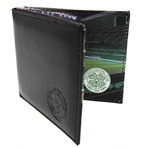 Image of Celtic FC Leather Wallet - Panoramic - Football Gifts