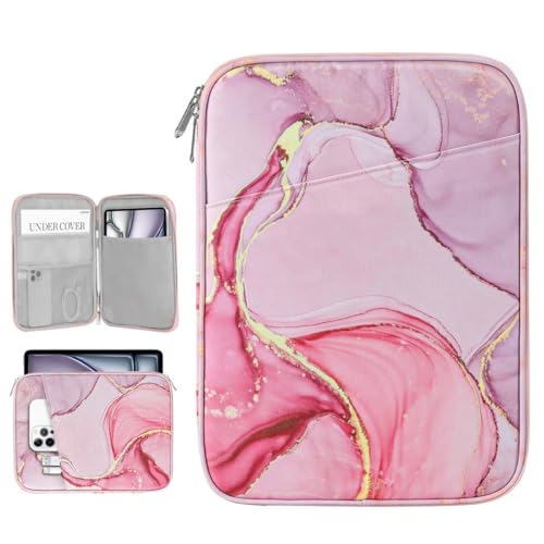 Image of Dadanism 13Inch Tablet Sleeve Bag Carrying Case for iPad Pro 13 inch M5 /M4 2025 /2024, iPad Air 13 inch M4 /M3 2026 /2025, iPad Pro 12.9 inch, Galaxy Tab S10+ /S9 FE+ /S9+ 12.4 inch, Remarkable Paper Pro 11.8 inch,Cloudy Pink