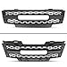 UNSTECH Car Front Grill Grille Compatible with 2009-2026 Nissan Frontier Vertical Front Bumper Grille Assembly W/O Light Black
