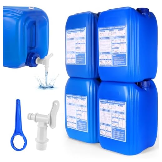 Stackable 20 Gallon Water Storage Containers