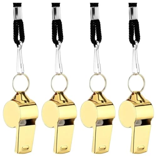 Silbatos profesionales de acero inoxidable, pack de 10 miniatura 7