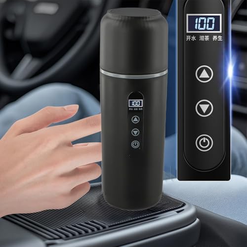 Tetera Eléctrica Portátil para Auto con Control Táctil miniatura 4