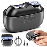 Electric Nail Clipper, Electric Nail Trimmer with Light and Nail Scraps Storage, Electric Toenail Clippers with Polishing, Rechargeable Electric Automatic Nail Clipper for Seniors, Women, Men (Black)