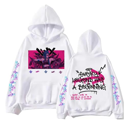 PULASSI 𝐀rcane 𝐋eague of 𝐋egends 𝐉inx Hoodie Damen Herren Y2k...