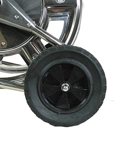 Profi Schlauchwagen - Edelstahl INOX | Palatina GS50 | 1/2' = 80m | 5/8' = 60m | 3/4' = 50m