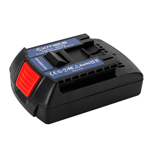Exmate 18 V 2500mAh Batteria per Bosch 2607336169