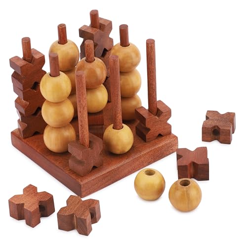 Cadeau Homme Femme Enfants original : Lot de Jeux en Bois Ajuny - 8