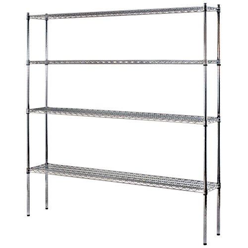 Sandusky Lee WS721274-C Industrial Welded Wire Shelving, 72
