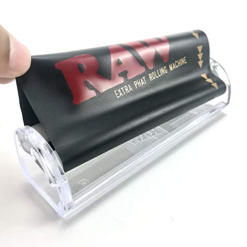 RAW Phatty 125 mm Crystal Clear Tripple Strength Cigarette Rolling Paper Machine - Roll Up Your Favorite Smoking Contents Quick and Easy with This See Through Roller - Image 6