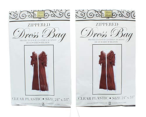 Lot of 2 Zippered Dress Bag Women 24