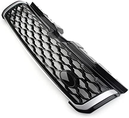 Car Front Kidney Grille Bumper Grill Replacement For L-and R-over For Range Rover For Evoque 2010 2011 2012 2013 2014 2015 2016 2017 2018 Kidney Grilles Grill,Silver