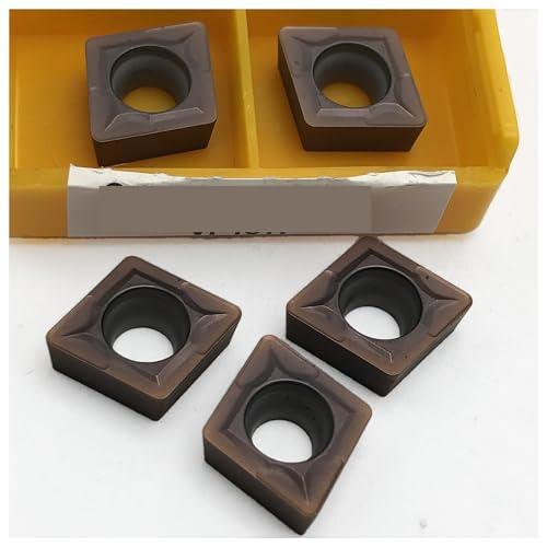 Plaquettes de tournage carbure CCMT09T308 VP15TF pour tour CNC - Lot de 10 inserts