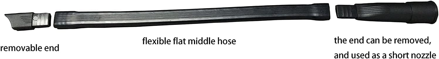ANBOO 1.25inch Flexible Crevice Tool for Vacuum Hoses Accepting 1 1/4"(32mm) Inner Diameter Attachments 24.4inch -