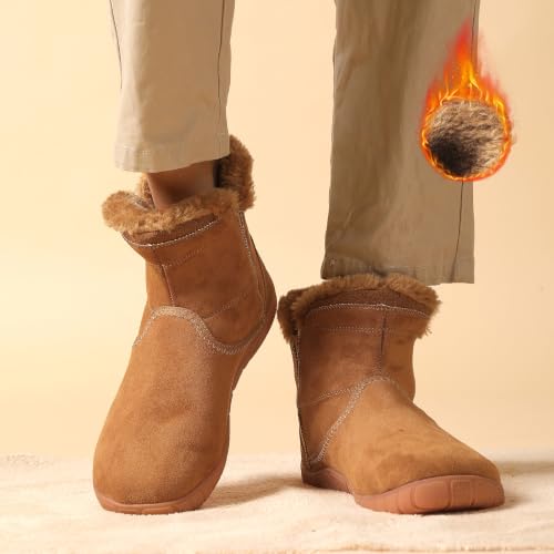 Mens Womens Snow Boots Winter Warm Waterproof Shoes Fur Lined Ankle Booties - image 2