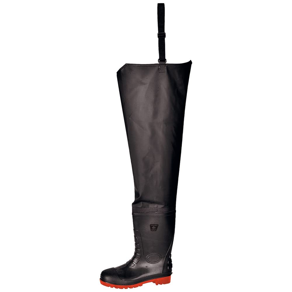 Portwest Cuissardes - Waders S5, Couleur: Noir, Taille: 45, FW71BKR45