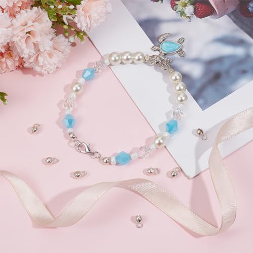 Perles à sertir argent 925 nœuds clapet pointes calotte fabrication bijoux