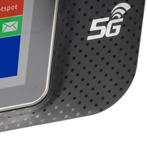 Image of Mobile WiFi Hotspot Router 4G Portable WiFi 1.44in Color Screen Mobile Hotspot Router with Micro SIM Card Slot for Phone Tablet Laptop (Black)