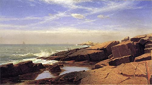 Affiche Impression d'Art Rochers à Nahant Haseltine pour habiller un grand mur vide