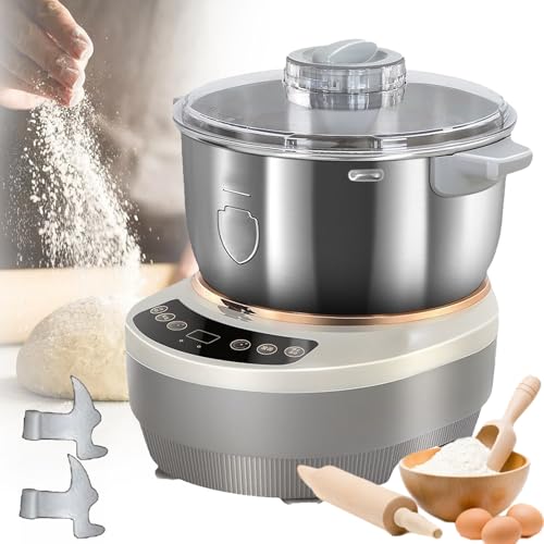 Máquina para Hacer Masa Automática, Batidora De Pie Eléctrica De 5 litros con Función De Fermentación, Sincronización por Microcomputadora, Fermentación A Temperatura Constante