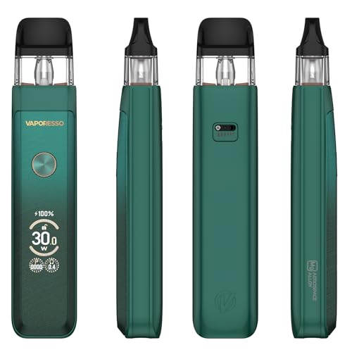 Vaporesso XROS Pro 2 pod kit Top Filling 3ml XROS Pod 0.4ohm Mesh Pod Cartridge 30W Vape 2000mAh Battery Button Activation/Auto Draw Cigarette Vaporizer No Nicotine (Verde gema)
