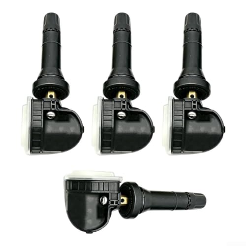 Capteur TPMS 13598772 pour Silverado et Sierra, lot de 4 valves noires 12V