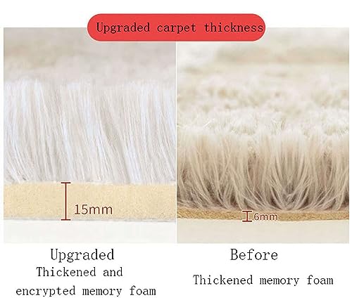 Tapis d'intérieur doux soyeux modèle J au design moderne épuré - 5