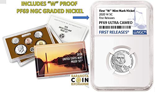 2020 Various Mint Marks W Proof Nickel W Jefferson Nickel PR-69
