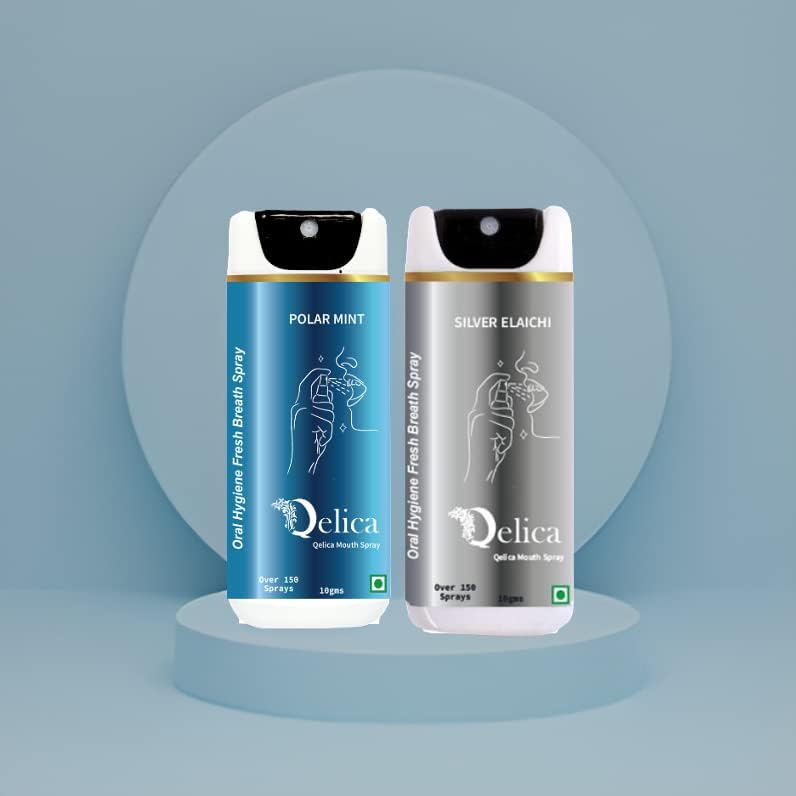 Qelica Love Special Mouth Freshener Long-Lasting Kiss-Ready Breath Freshness (Polar Mint & Silver Elachi) (B0CV9P28XM) Amazon Price History, Amazon Price Tracker