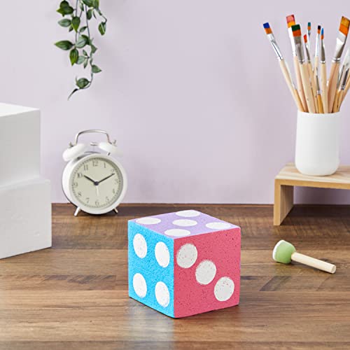 Juvale 4 Inch Foam Cube Squares For Diy Crafts, White Blocks For Arts Supplies (4X4X4 Inches, 6 Pack) #TOP1