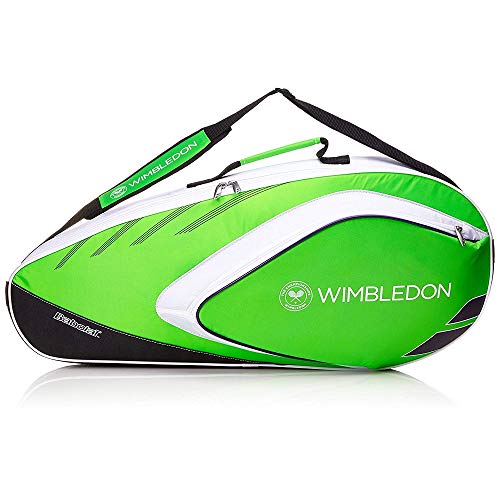 Babolat – Funda para Raqueta Wimbledon X3 Team, Verde, 70 x 50 x 10 cm, 0,4 l