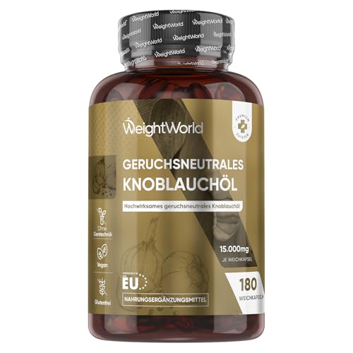 Knoblauch Weichkapseln - 15.000mg (500:1 Extrakt)...