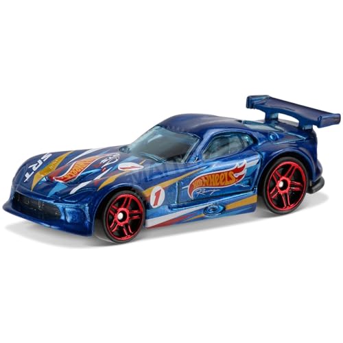 Hot Wheels 2016 HW Race Team SRT Viper GTS-R 2/250 Azul miniatura 2