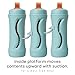 Subo Baby Food Bottle Starter Set | No Mess Baby Toddler Self Feeder | Squeeze Free Design for Purees, Smoothies, Yogurt, Oatmeal, or Thickened Liquids | Reusable Silicone Washable Cup (Duck Egg Blue)