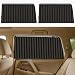 ZATOOTO Car Side Window Sun Shade - Black (2 Pcs) Magnetic Baby Sunshades Car Window Curtain Keeps Cooler Privacy Screen for Sleeping