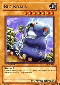 Amazon.com: Yu-Gi-Oh! - Big Koala (IOC-004) - Invasion of Chaos - Unlimited  Edition