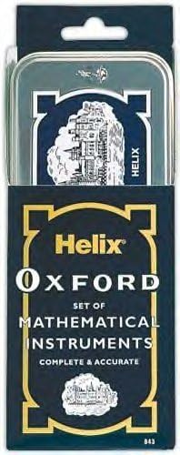 PACK OF 3 - Helix Oxford Maths Set In Tin - SET OF MATHEMATICAL ...