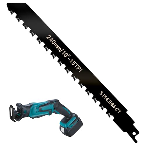 Lame de scie sabre pour pierre 240 mm, lame de scie en alliage de carbure, lame de coupe pour bois, brique, ciment béton
