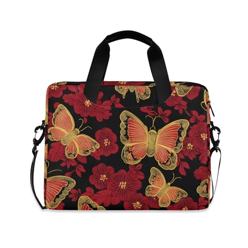Bolso Maletín para Portátil con Estampado Cherry Blossom 15.6 in miniatura 1