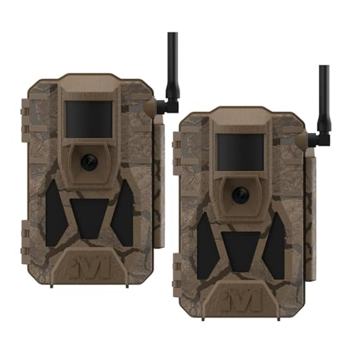 Image of Muddy Matrix 2.0 Dual Network Cellular Trail Camera, 36MP (Brown, 2 Pack) | Dual-Network ATT and Verizon, 36MP Photos, 1080p Video with Audio, 2x5000mah Battery Cartridges Included