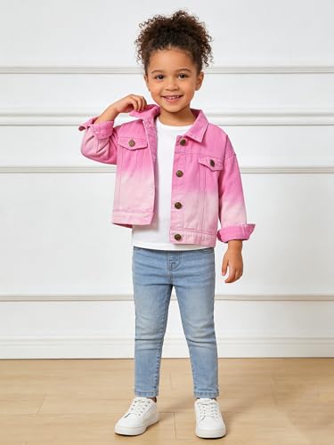 Image of Cromoncent Toddler Denim Jacket for Boys Girls