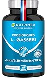 Lactobacillus Gasseri – 30 Milliards d'UFC – Probiotique pour Flore Intestinale & Digestion – Ventre Plat & Detox – Métabolisme et Contrôle du Poids   60 Gélules Vegan   Nutrimea   Fabriqué en France