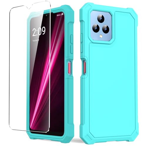 Coque T-Mobile Revvl 6 5G Danqing avec protection d'écran verre antichoc TPU