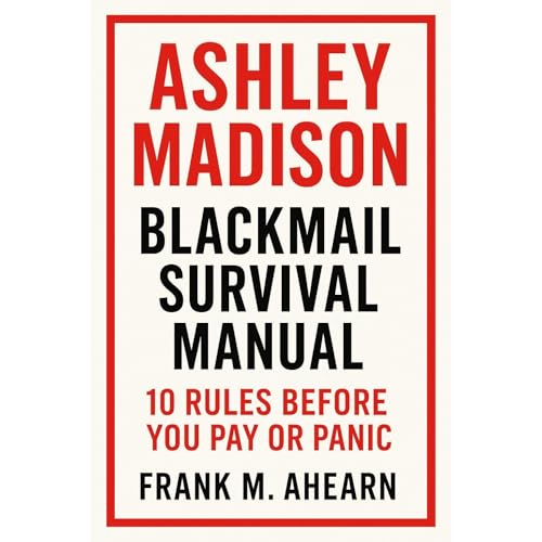 Audiobook: Ashley Madison Blackmail Survival Manual: 10 Rules Before You Pay or Panic by Frank M. Ahearn episode artwork