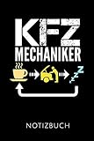 KFZ MECHANIKER NOTIZBUCH: Geschenkidee für KFZ Mechaniker | Notizbuch mit 110 linierten Seiten | Format 6x9 DIN A5 | Soft cover matt | Klick auf den Autorennamen für mehr Designs zu diesem Thema