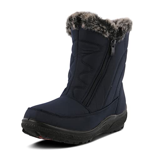 Image of Flexus Boots for Women - Waterproof Nylon Boots with Dual Zippers - Winter Snow Boots