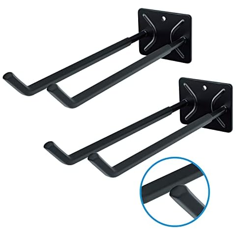 Ultrawall Wall Mounted Hanger Garden Tool Storage Organizer, Garage Hooks for Snow Board Hook Tire Rack, 2 Pack Cover