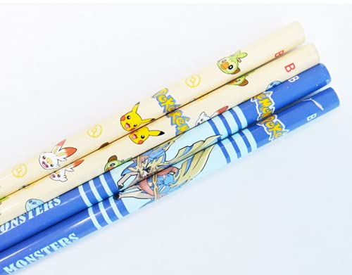 Lápices Pikachu PM W Plomo 4 piezas Set miniatura 3