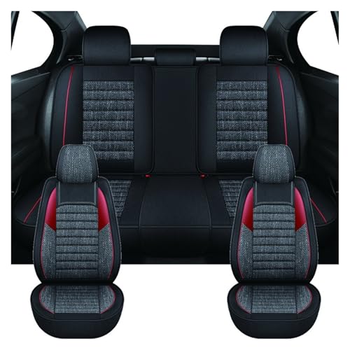 Housses de siège voiture pour Mazda 2 3 6 CX30 CX5 protection auto noire et rouge